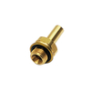 0128 04 13 39 Brass straight stem adapter Ø4mm x G1/4